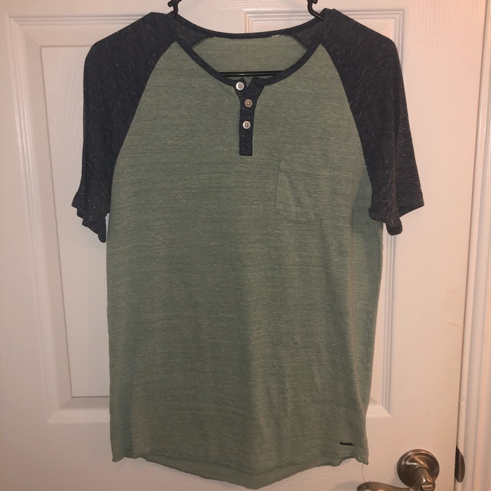 Blue-green t-shirt